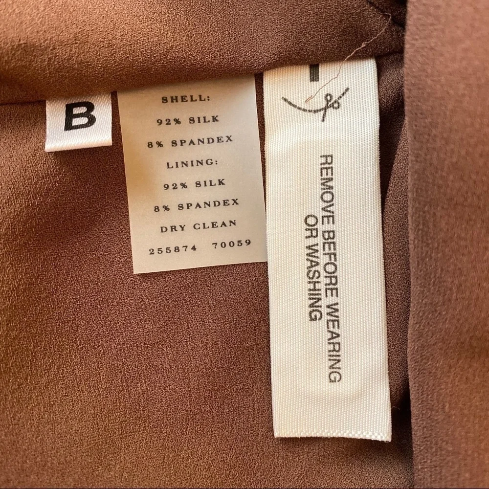 Nwt Ann Taylor light chiffon silk dress. - Picture 7 of 9